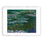 Stampa d''arte Pitteikon di Claude Monet Ninfee del 1904, Miniartprint - cm 17x11