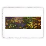 Stampa Pitteikon di Claude Monet Ninfee del 1920-1926, Miniartprint - cm 17x11