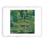 Stampa di Claude Monet Lo stagno delle ninfee, armonia rosa, Miniartprint - cm 17x11