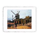 Stampa di Vincent van Gogh - Il mulino della Galette 1886, Miniartprint - cm 17x11