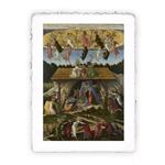 Stampa di Sandro Botticelli - La Natività mistica - 1500 - Miniartprint - cm 17x11