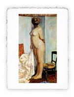 Stampa di Pierre Bonnard - Nudo alto o Donna nuda in piedi, Miniartprint - cm 17x11