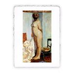Stampa di Pierre Bonnard - Nudo alto o Donna nuda in piedi, Folio - cm 20x30