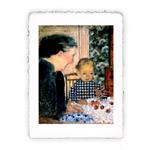 Stampa di Pierre Bonnard - Bimbo che mangia ciliegie - 1895 - Miniartprint - cm 17x11