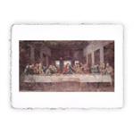 Stampa d''arte Pitteikon di Leonardo da Vinci L''ultima cena, Miniartprint - cm 17x11