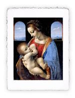 Stampa d''arte Pitteikon di Leonardo da Vinci Madonna Litta, Original - cm 30x40