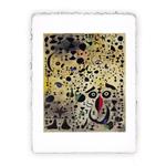 Stampa di Joan Miró L''uccello meraviglioso rivela l''ignoto, Miniartprint - cm 17x11