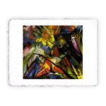 Stampa d''arte Pitteikon di Franz Marc - Tirolo - 1914, Miniartprint - cm 17x11