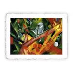 Stampa d''arte Pitteikon di Franz Marc - La scimmia - 1912, Miniartprint - cm 17x11