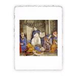 Stampa di Filippino Lippi San Tommaso in cattedra, Miniartprint - cm 17x11