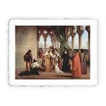 Stampa d''arte Pitteikon di Francesco Hayez I due Foscari, Original - cm 30x40