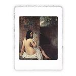 Stampa di Francesco Hayez - Bagnante vista di schiena - 1859 - Original - cm 30x40