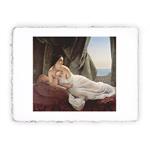 Stampa Pitteikon di Francesco Hayez Odalisca reclinata 1839, Miniartprint - cm 17x11