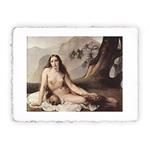 Stampa d''arte di Francesco Hayez Maddalena penitente - 1825, Miniartprint - cm 17x11