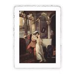 Stampa di Francesco Hayez Ultimo bacio di Romeo e Giulietta, Miniartprint - cm 17x11