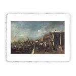 Stampa di Francesco Guardi Molo da Santa Maria della salute, Original - cm 30x40