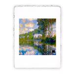 Stampa Pitteikon di Claude Monet - Pioppi lungo l''Epte 1891, Miniartprint - cm 17x11