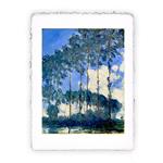 Stampa d''arte di Claude Monet - Pioppi in riva all''Epte 1891, Grande - cm 40x50