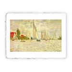 Stampa di Claude Monet Le barche. Regate ad Argenteuil 1874, Original - cm 30x40