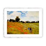 Stampa Pitteikon di Claude Monet I papaveri del 1873, Miniartprint - cm 17x11