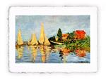 Stampa di Claude Monet Regata ad Argenteuil del 1872, Original - cm 30x40