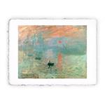 Stampa di Claude Monet Impressione, sole levante del 1872, Folio - cm 20x30