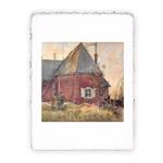 Stampa Pitteikon di Carl Larsson Chiesa vecchia di Sundborn, Miniartprint - cm 17x11