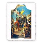 Stampa Pitteikon di Giambattista Tiepolo Il trionfo di Mario, Magnifica -  cm 50x70