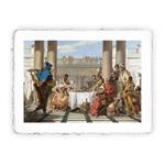 Stampa di Giambattista Tiepolo - Il banchetto di Cleopatra, Miniartprint - cm 17x11