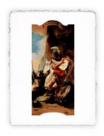 Stampa di Tiepolo - Annibale contempla la testa di Asdrubale, Miniartprint - cm 17x11