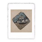 Stampa Pitteikon di Alfred Wallis Goletta sotto la luna 1936, Miniartprint - cm 17x11