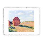 Stampa Pitteikon Alfred Sisley L''affitto della paglia - 1895, Original - cm 30x40