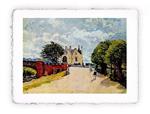 Stampa Pitteikon di Alfred Sisley Inn a Hampton Court del 1874, Folio - cm 20x30