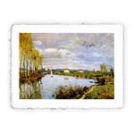 Stampa di Alfred Sisley - La Senna ad Argenteuil del 1872, Magnifica -  cm 50x70