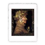 Stampa d''arte Pitteikon di Arcimboldo Estate del 1573, Miniartprint - cm 17x11