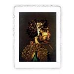 Stampa d''arte Pitteikon di Arcimboldo Aria del 1566, Miniartprint - cm 17x11