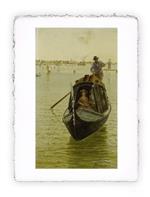 Stampa Pitteikon di Antonietta Brandeis - Gondola veneziana, Miniartprint - cm 17x11