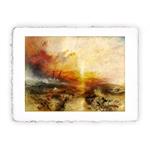 Stampa Pitteikon di William Turner - La nave negriera - 1840, Folio - cm 20x30