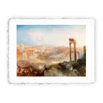 Stampa Pitteikon di W. Turner Roma moderna. Campo Vaccino, Miniartprint - cm 17x11