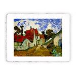 Stampa di Vincent van Gogh Strada a Auvers-sur-Oise, Miniartprint - cm 17x11