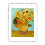 Stampa di Vincent van Gogh - Vaso con 12 girasoli - 1889 - Original - cm 30x40