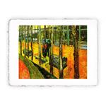 Stampa di Vincent van Gogh - I Campi Elisi ad Arles del 1888, Miniartprint - cm 17x11