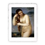 Stampa di Tiziano - Venere esce dal mare o Venere Anadiomene, Magnifica -  cm 50x70