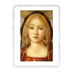 Stampa di Sandro Botticelli Madonna col Bambino S. Giovanni, Miniartprint - cm 17x11