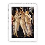 Stampa di Sandro Botticelli - Le tre Grazie. La Primavera, Miniartprint - cm 17x11