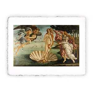 Idee regalo Stampa di Sandro Botticelli - La nascita di Venere - 1485 - Miniartprint - cm 17x11 