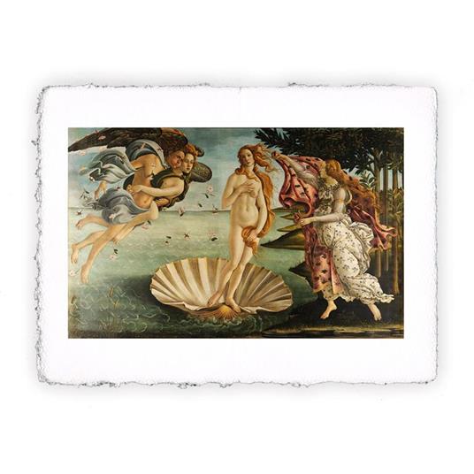 Stampa di Sandro Botticelli - La nascita di Venere - 1485 - Miniartprint - cm 17x11