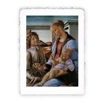 Stampa di Sandro Botticelli - Madonna dell'eucarestia - 1470 - Miniartprint - cm 17x11