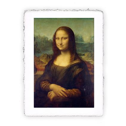 Stampa Leonardo da Vinci La Gioconda o Monna Lisa 1503-1514, Miniartprint - cm 17x11