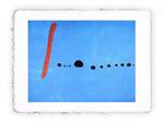 Stampa d''arte Pitteikon di Joan Miró - Blu II del 1961, Magnifica -  cm 50x70